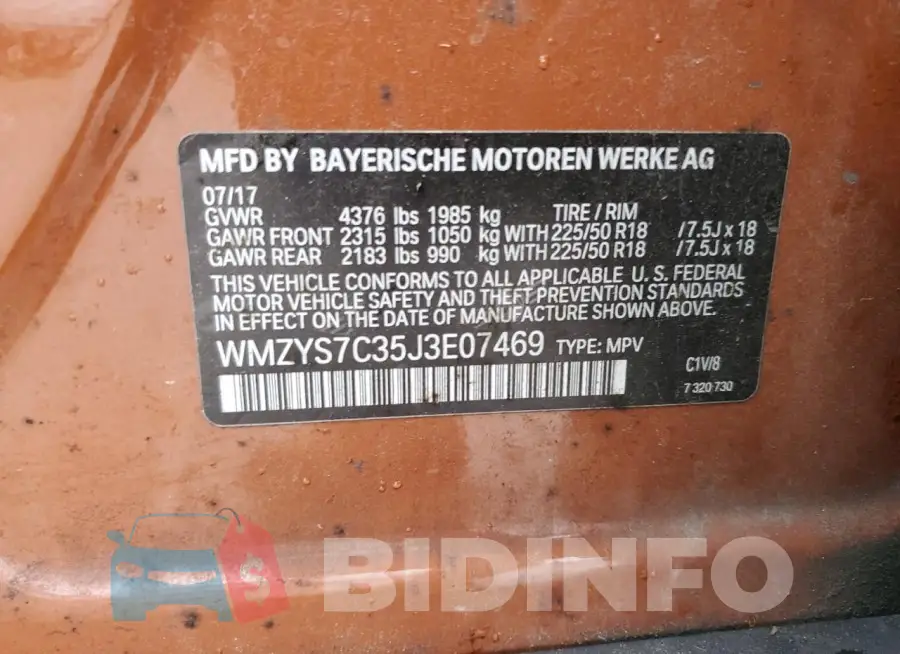 WMZYS7C35J3E07469 Photo# 13