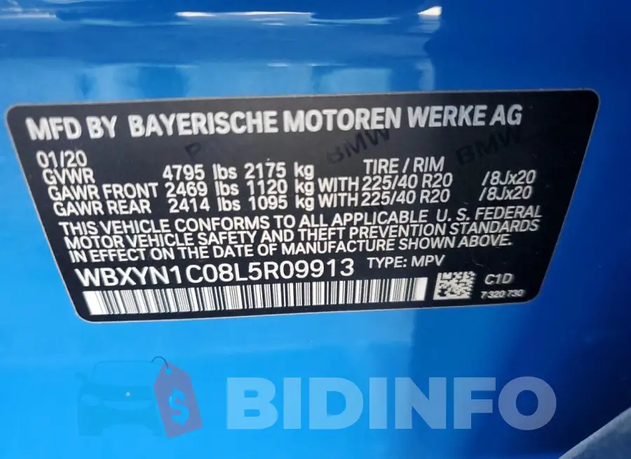 WBXYN1C08L5R09913 Photo# 12