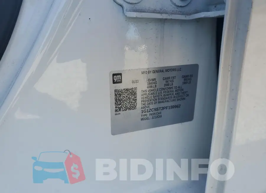 1G1ZC5ST2PF159962 Photo# 12