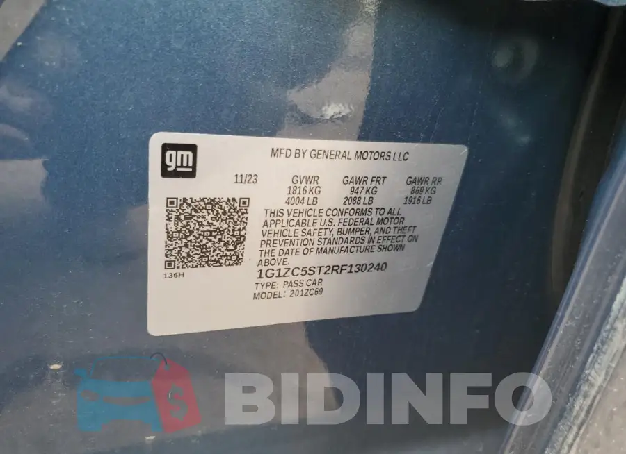 1G1ZC5ST2RF130240 Photo# 13