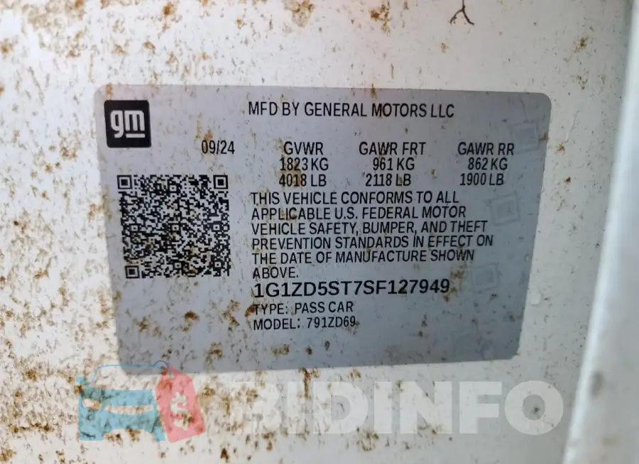 1G1ZD5ST7SF127949 Photo# 12