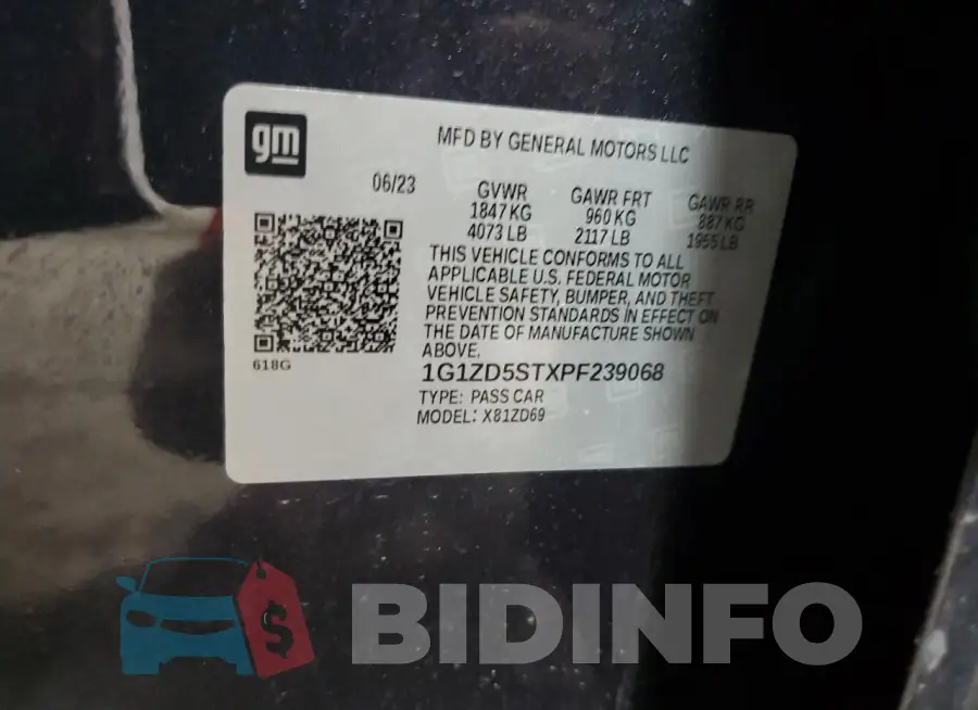 1G1ZD5STXPF239068 Photo# 13