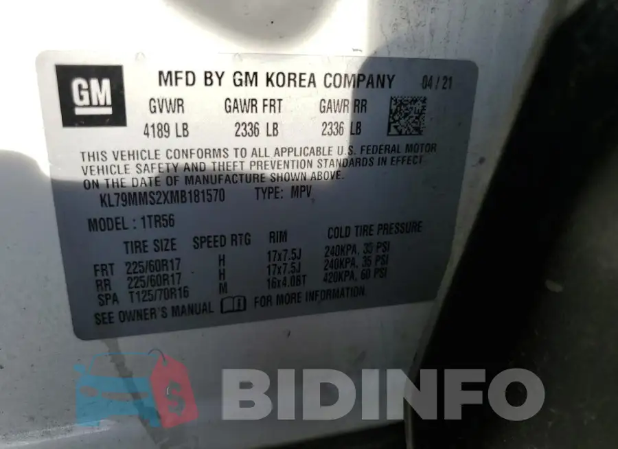 KL79MMS2XMB181570 Photo# 13