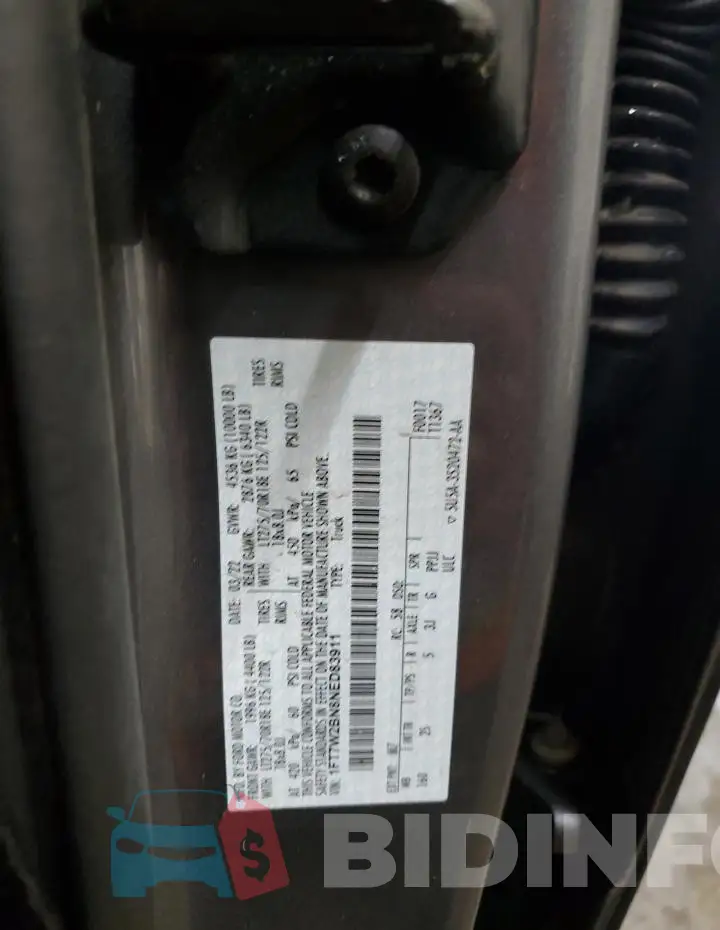 1FT7W2BN8NED83911 Photo# 12