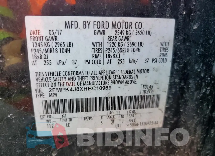 2FMPK4J8XHBC10969 Photo# 13