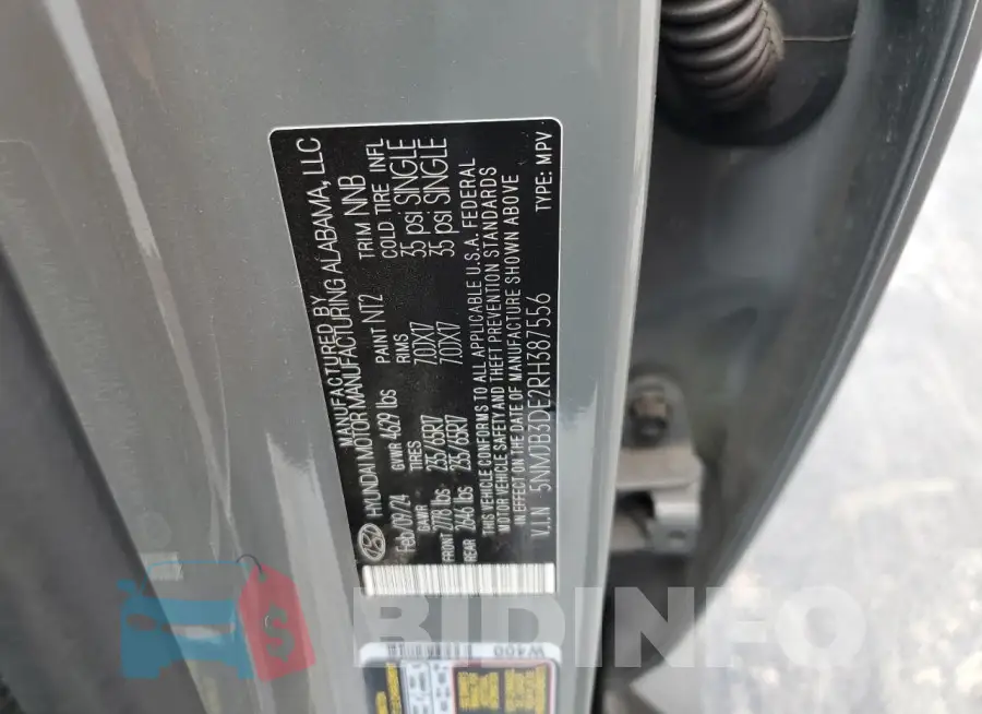5NMJB3DE2RH387556 Photo# 13