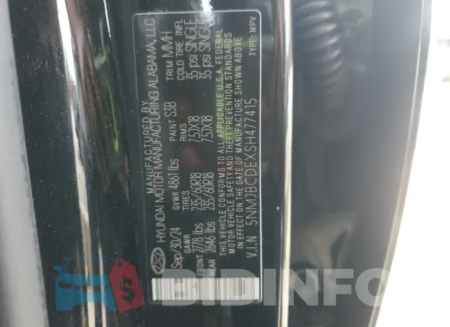 5NMJBCDEXSH477415 Photo# 12