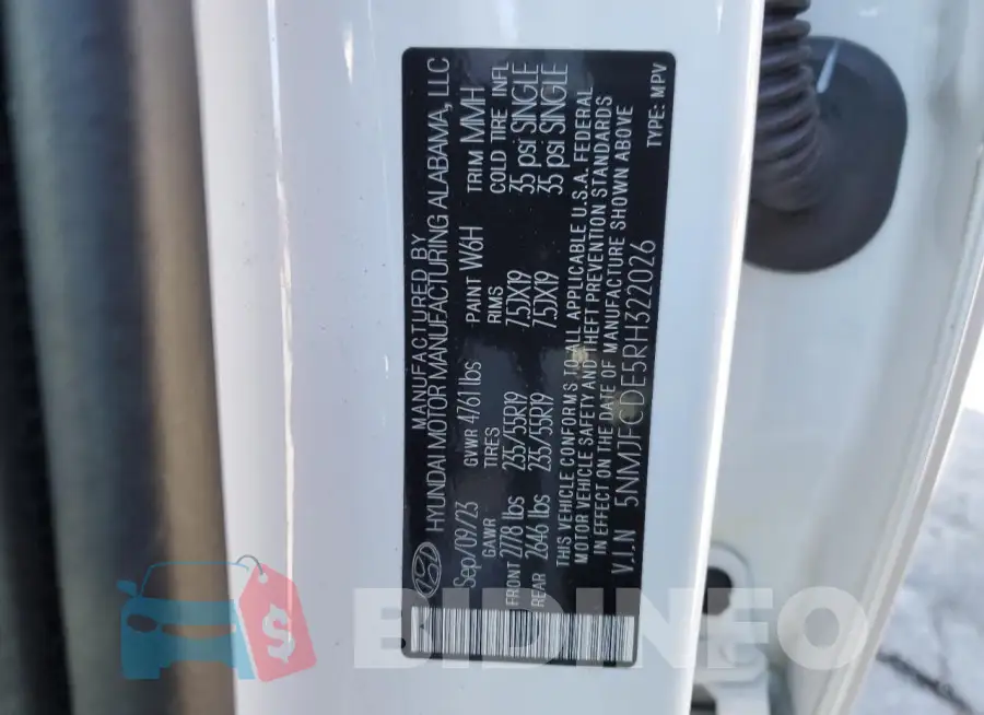 5NMJFCDE5RH322026 Photo# 14