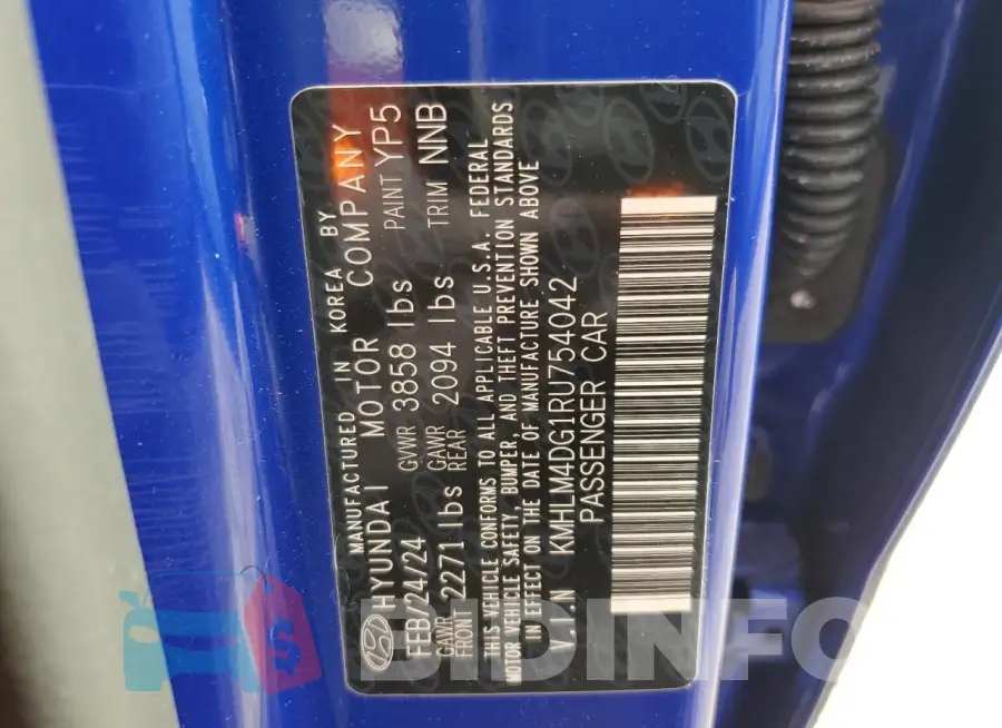 KMHLM4DG1RU754042 Photo# 12