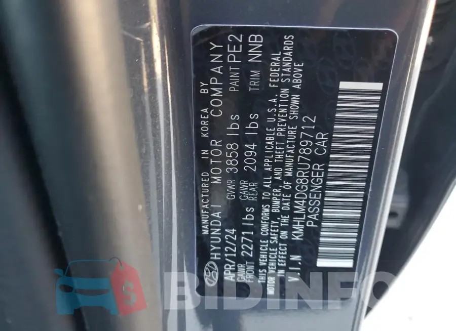 KMHLM4DG8RU789712 Photo# 12