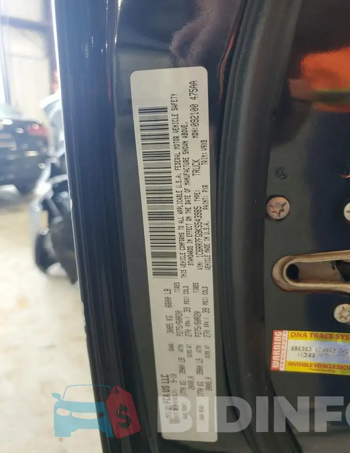 1C6RR7FG9KS543985 Photo# 12