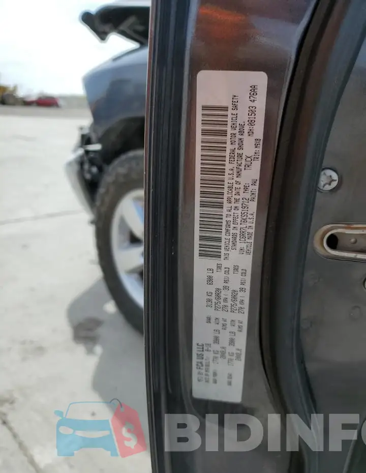 1C6RR7LT6KS519712 Photo# 12