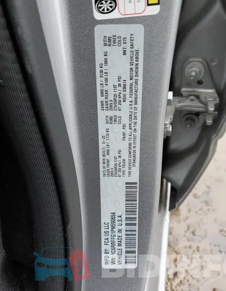 1C6RRFFG1PN590654 Photo# 12
