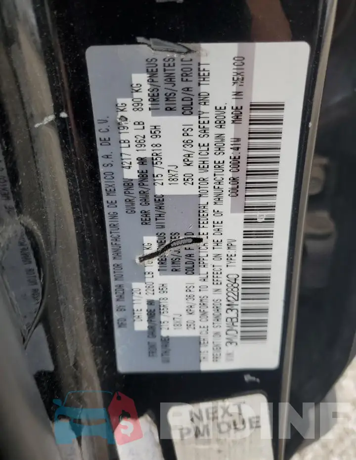 3MVDMABL3MM228840 Photo# 13