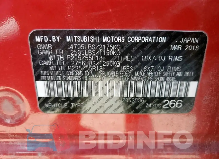 JA4AD2A37JZ052536 Photo# 13
