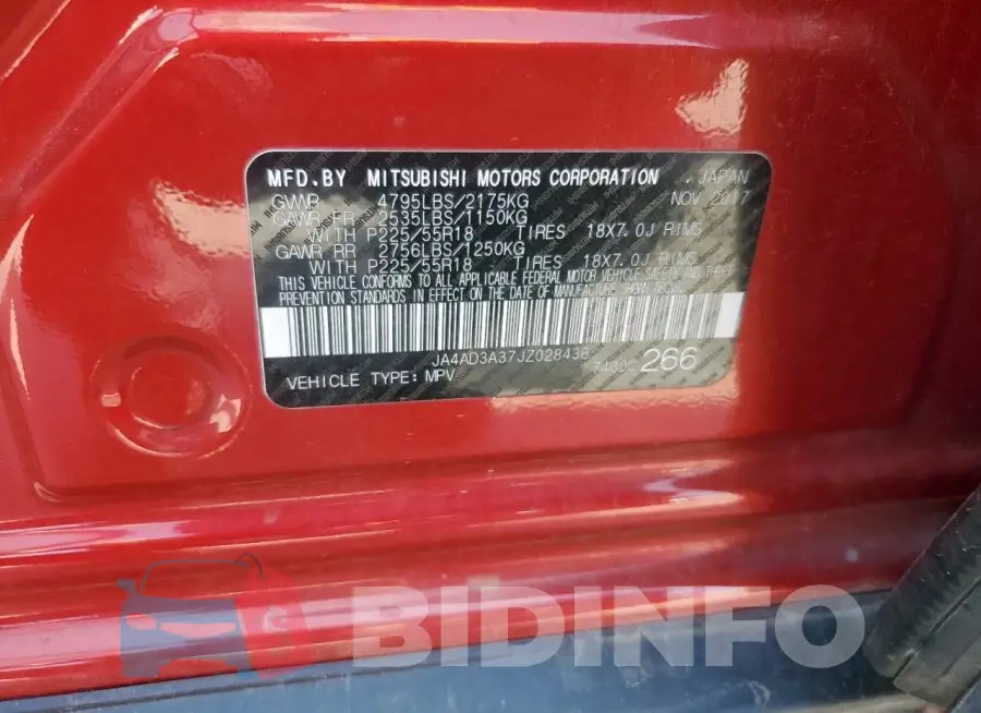 JA4AD3A37JZ028436 Photo# 13