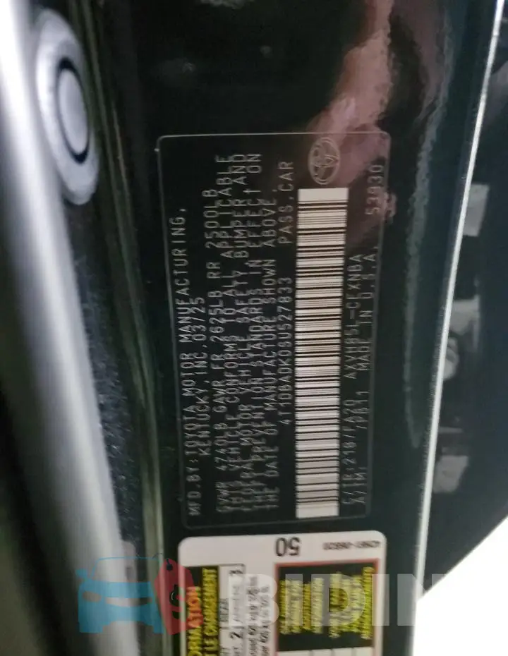 4T1DBADK0SU527833 Photo# 12