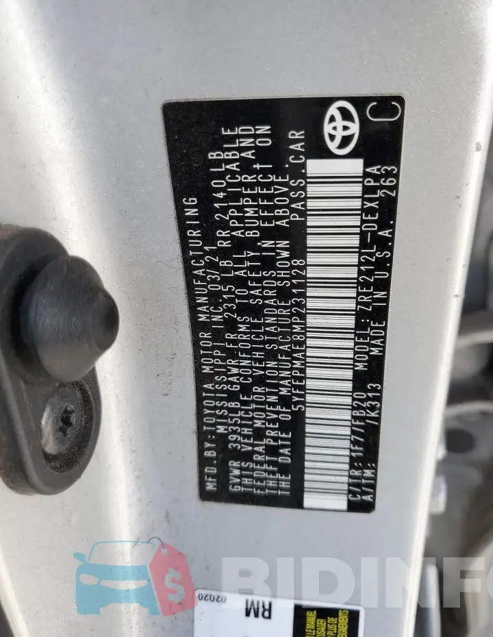 5YFEPMAE8MP231128 Photo# 12