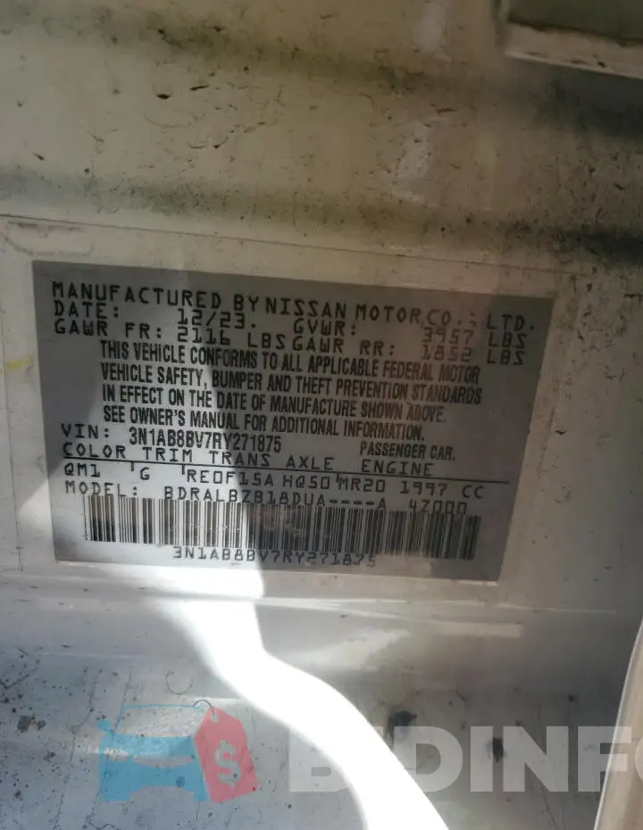 3N1AB8BV7RY271875 Photo# 12