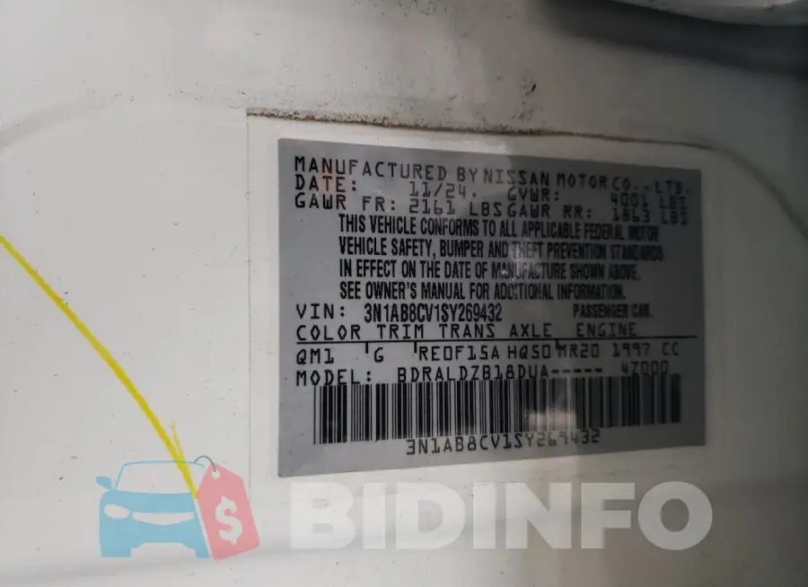 3N1AB8CV1SY269432 Photo# 13