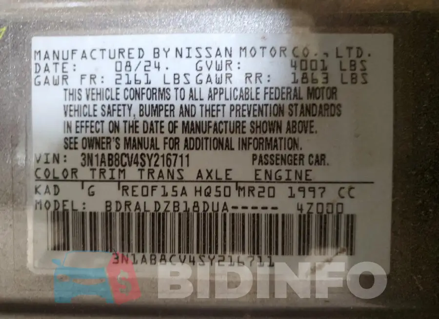 3N1AB8CV4SY216711 Photo# 12