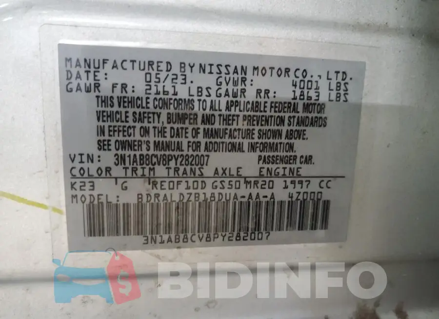 3N1AB8CV8PY282007 Photo# 12