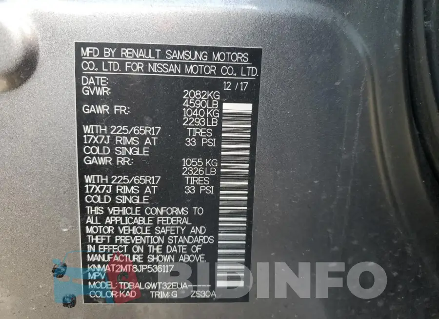 KNMAT2MT8JP536117 Photo# 13