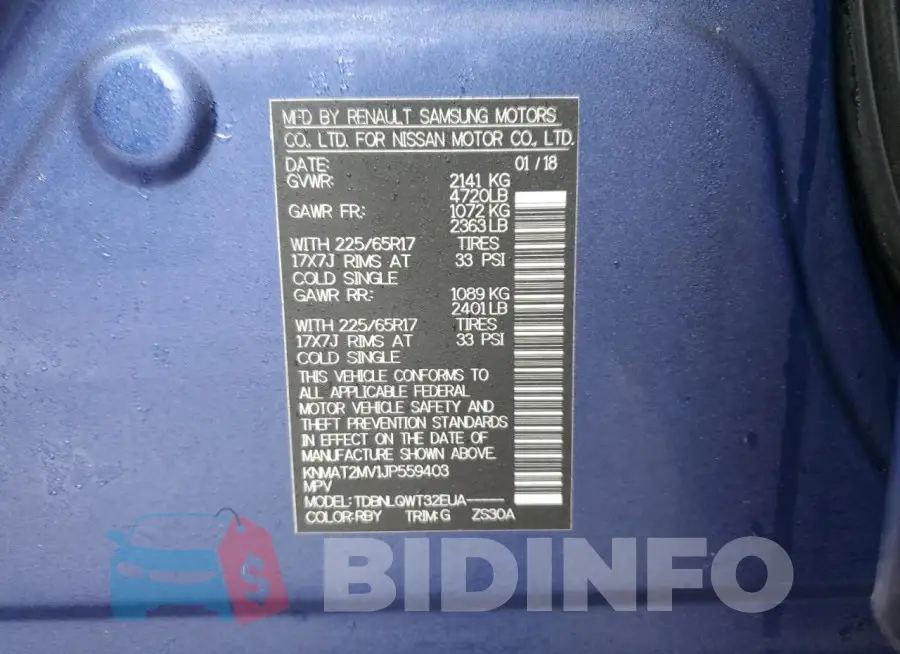 KNMAT2MV1JP559403 Photo# 13