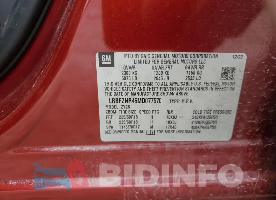 LRBFZNR46MD077570 Photo# 13