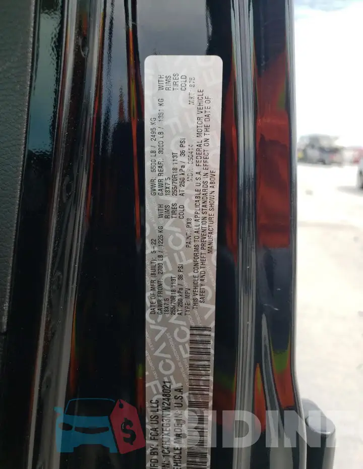 1C4HJXEG3NW248021 Photo# 12