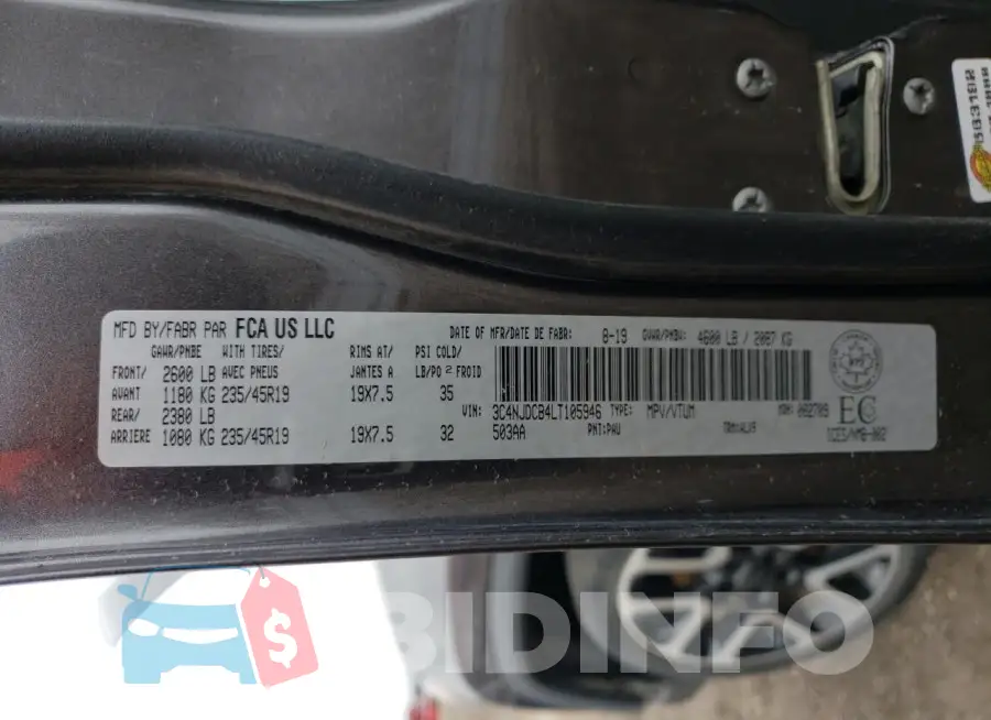 3C4NJDCB4LT105946 Photo# 14