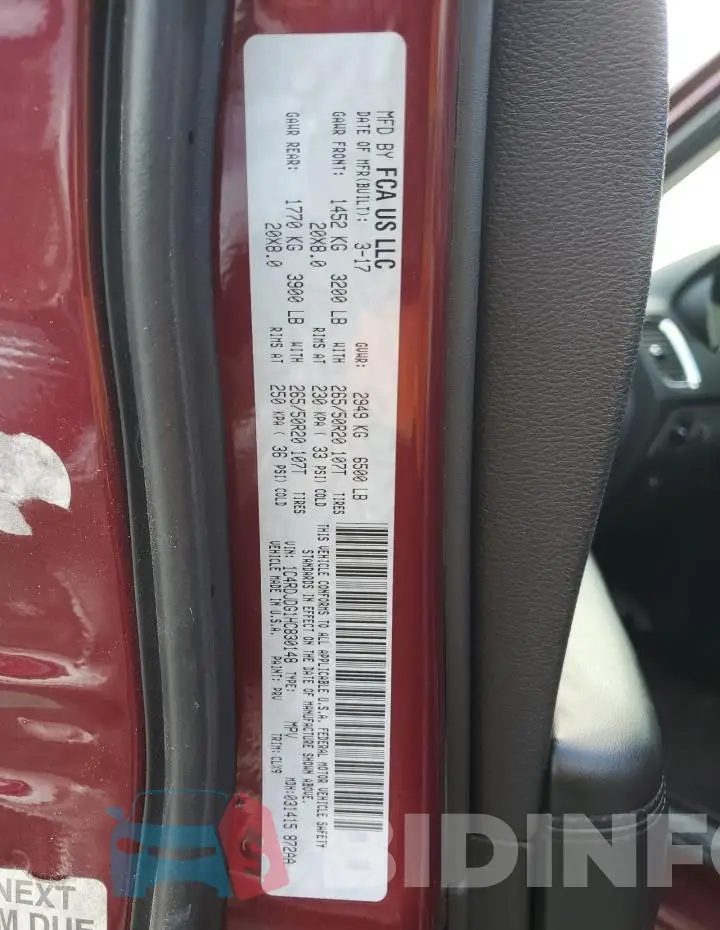 1C4RDJDG1HC830148 Photo# 14