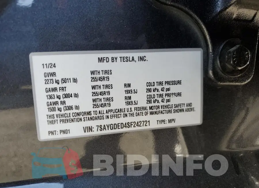 7SAYGDED4SF242721 Photo# 14