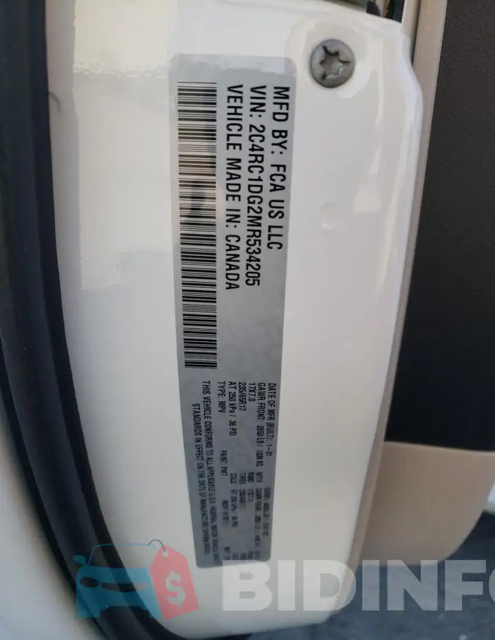 2C4RC1DG2MR534205 Photo# 13