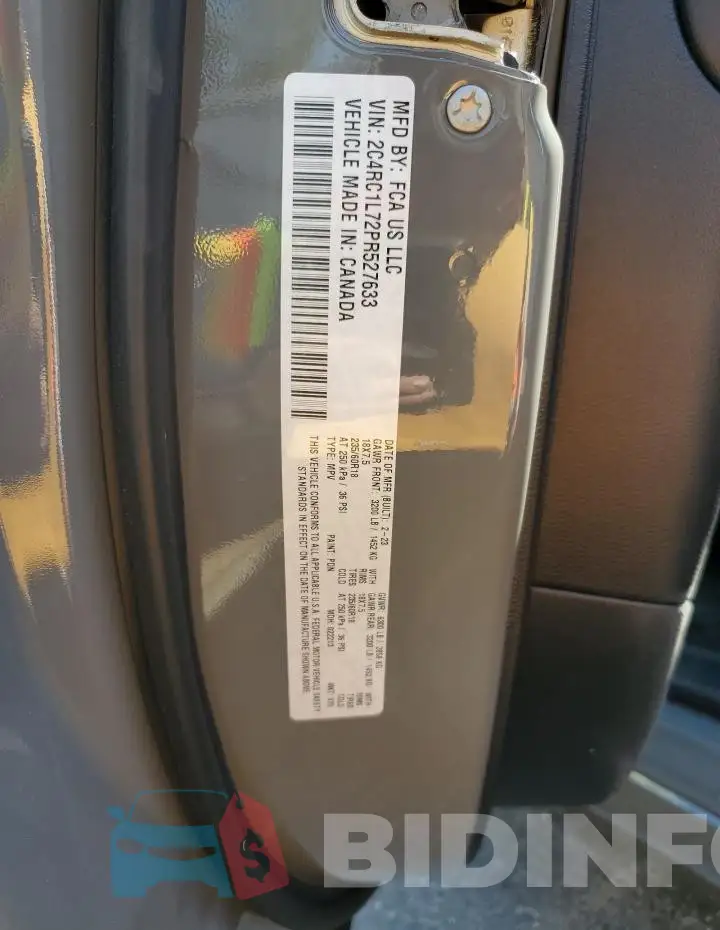 2C4RC1L72PR527633 Photo# 14
