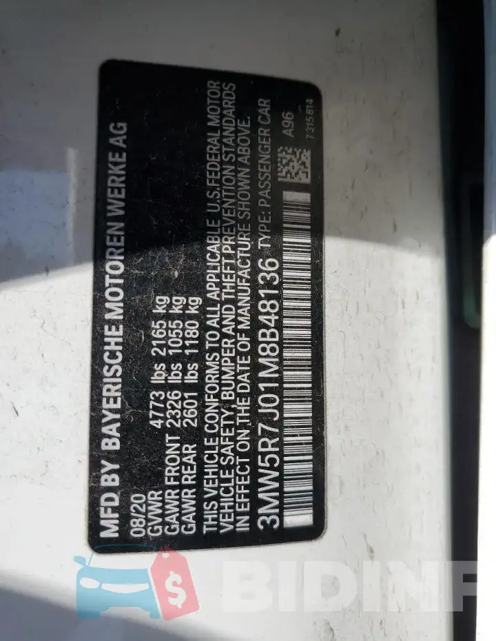 3MW5R7J01M8B48136 Photo# 13