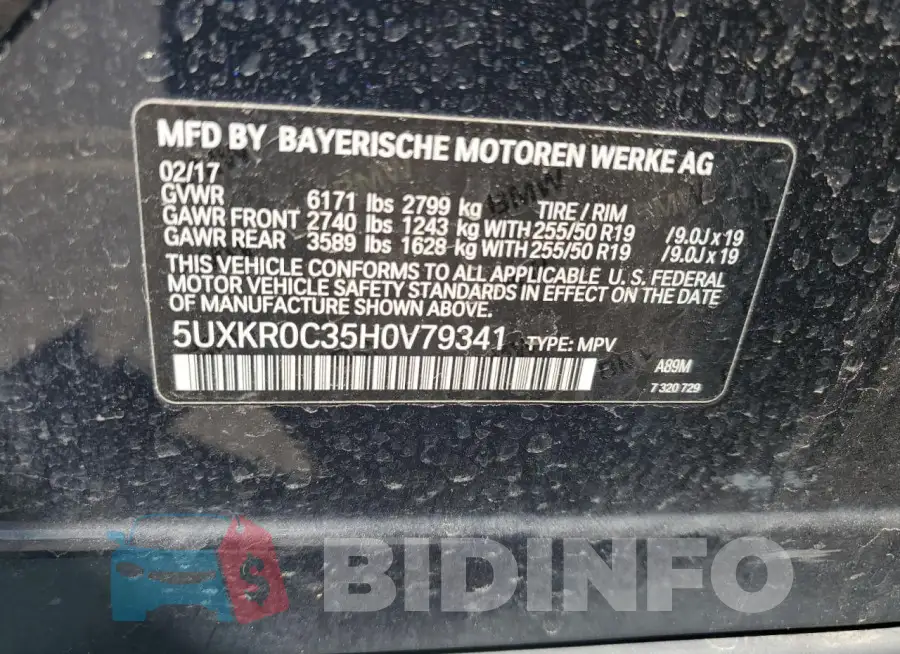 5UXKR0C35H0V79341 Photo# 13