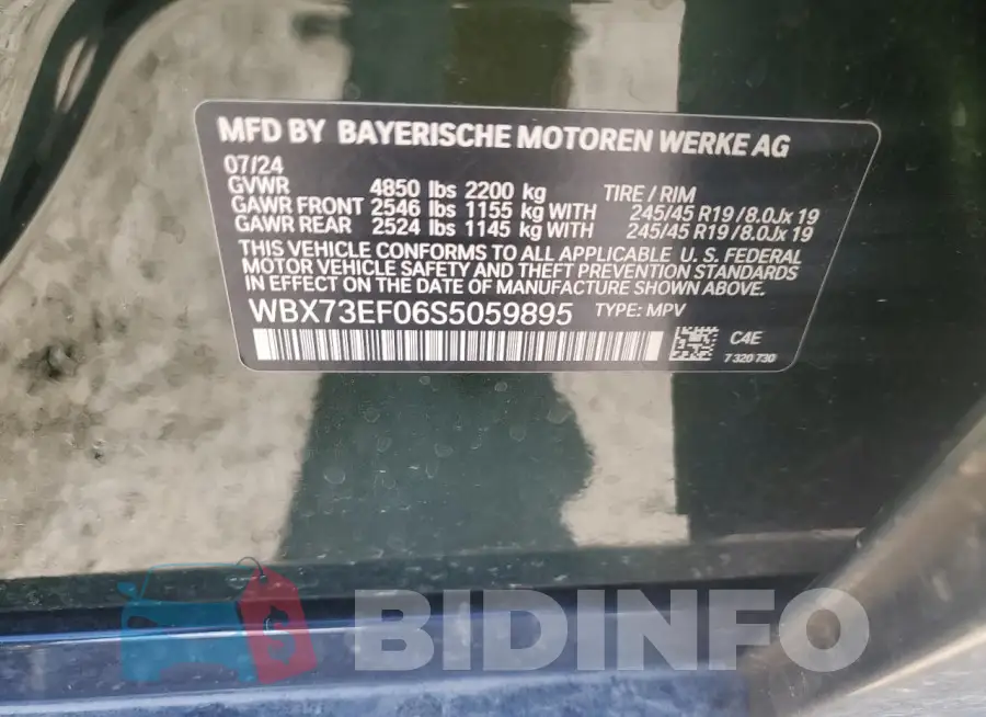 WBX73EF06S5059895 Photo# 13