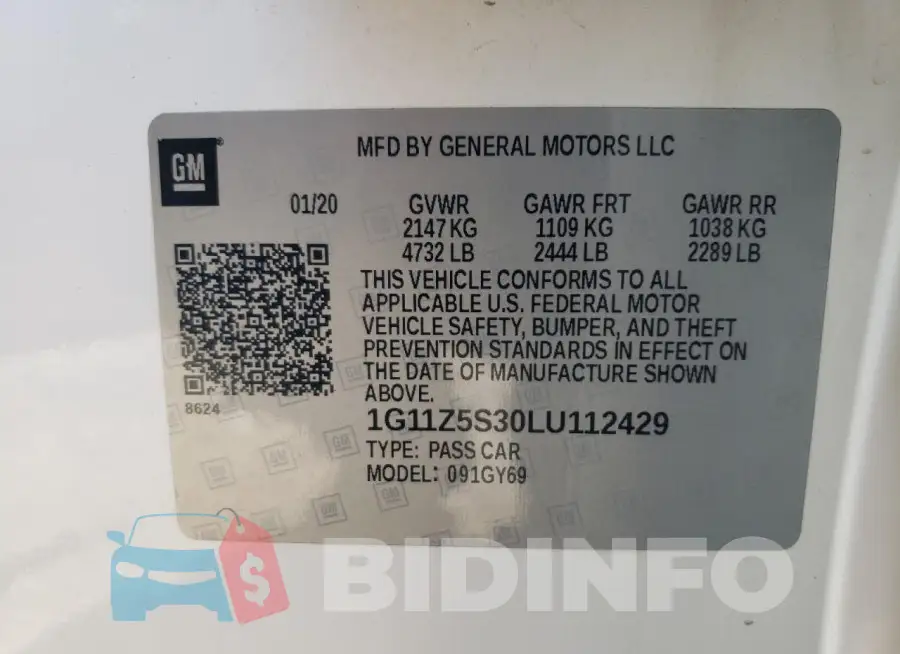 1G11Z5S30LU112429 Photo# 13