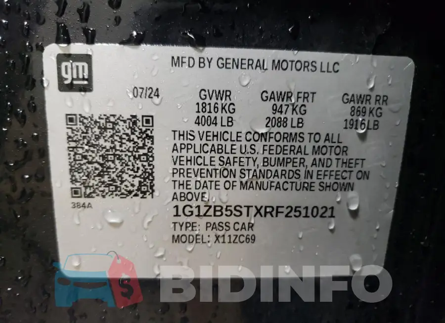 1G1ZB5STXRF251021 Photo# 12