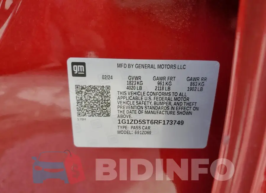 1G1ZD5ST6RF173749 Photo# 13