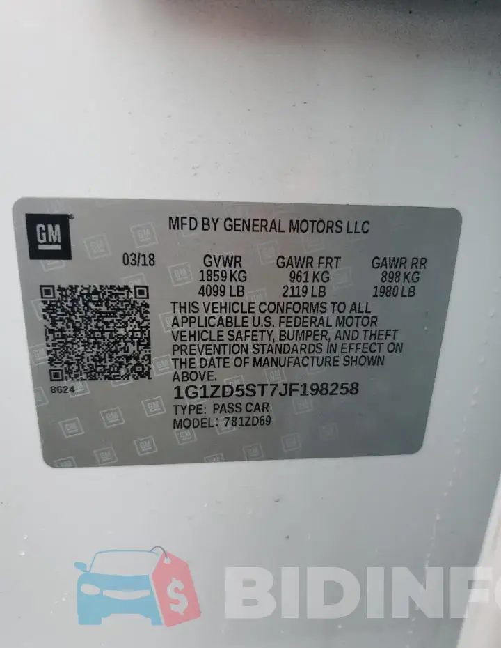 1G1ZD5ST7JF198258 Photo# 12
