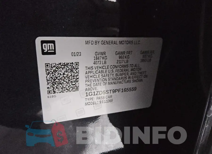 1G1ZD5ST9PF165559 Photo# 13
