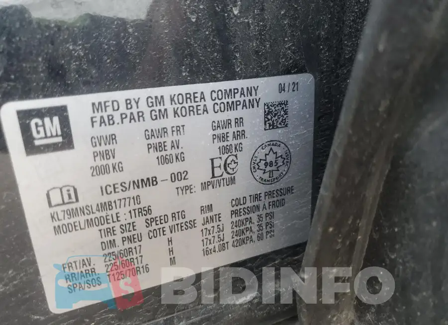 KL79MNSL4MB177710 Photo# 14