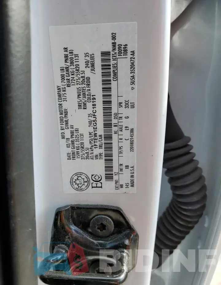 1FTEW1EG5JFC18191 Photo# 12