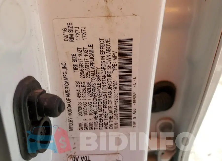 5J6RM4H52GL119755 Photo# 13
