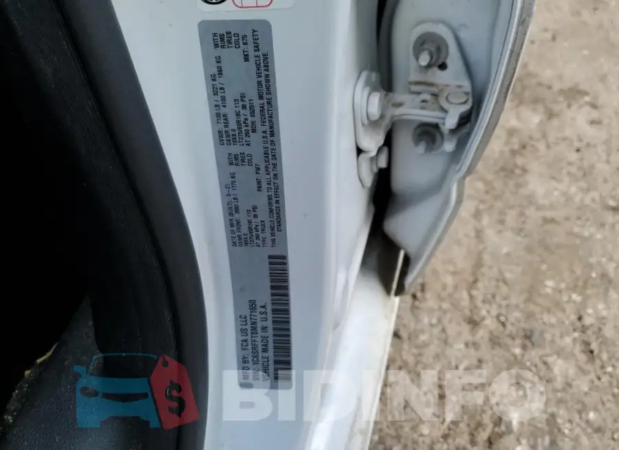 1C6SRFFT8MN771650 Photo# 12