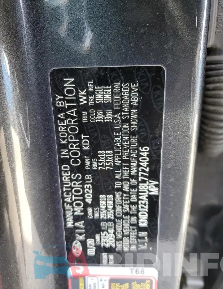 KNDJ23AU8L7724046 Photo# 12