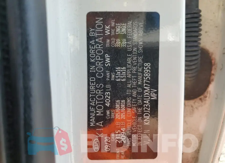KNDJ23AUXM7758958 Photo# 14