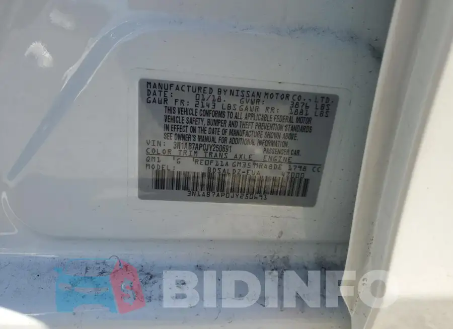 3N1AB7AP0JY250691 Photo# 12